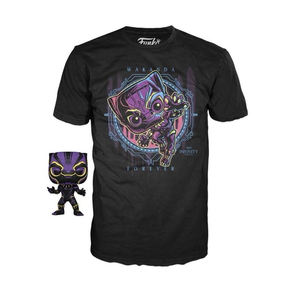 Funko Pop Marvel Infinity Saga Shirt XL Black Panther Wakanda Figure Set Target